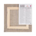 Холст грунтованный на подрамнике 20х20 см, 400 г/м², 2 шт, Петровский крупнозернистый, Vista-Artista PLLG-2020