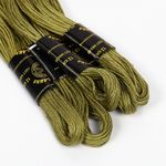 Мулине ПНК им.Кирова цв.8704 оливковый, 24 мотка по 8 метров
