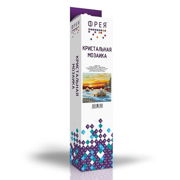 Алмазная (кристальная) мозаика Фрея, Поздний вечер, 24х24 см