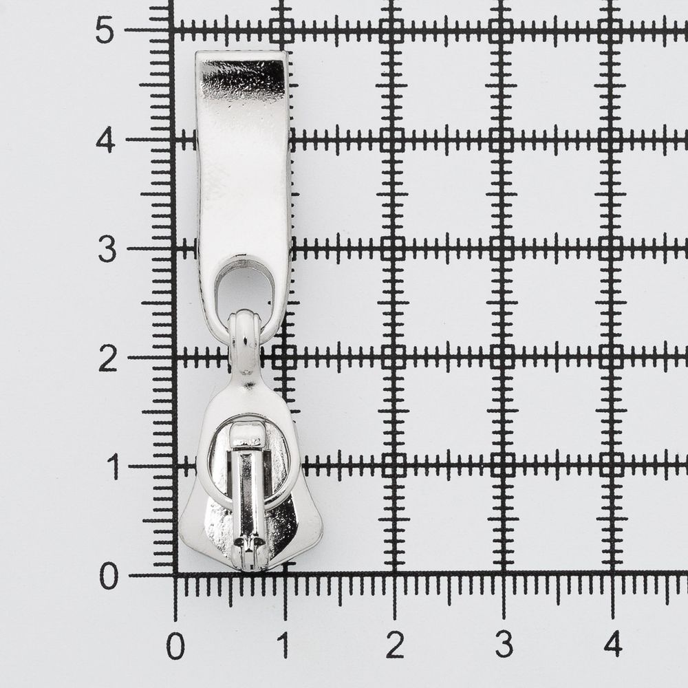 Слайдер (замок) для молнии трактор Arta Т6 (6 мм), никель -F, уп.10 шт, S090322