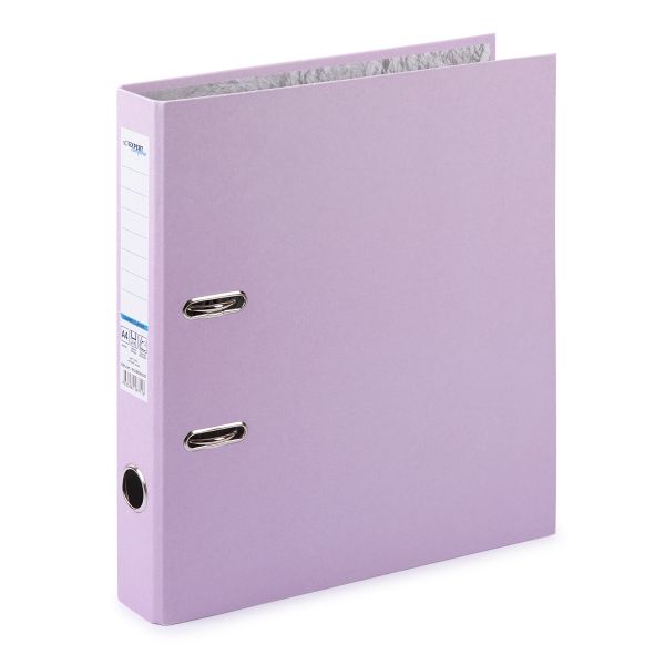 Регистратор Pastel 50 мм, 50 шт, Classic Lite A4 арочный механ. (разб.), лиловый EC100191017, Expert Complete