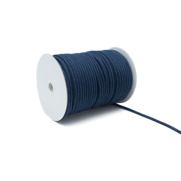 Шнур бумажный для крафт-пакетов ⌀5.0 мм, 100 м, PR010 синий