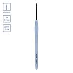 Крючок для вязания с прорезиненной ручкой ⌀3.5 мм, 16 см, алюминий, Gamma RH-BL