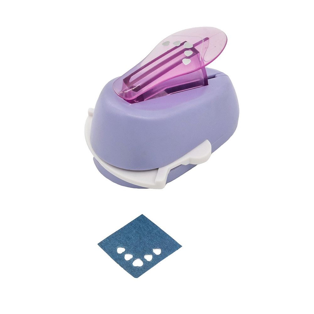 Фигурный дырокол угловой, 2,45 см, Astra&Craft (29 пять сердечек), CD-99MA