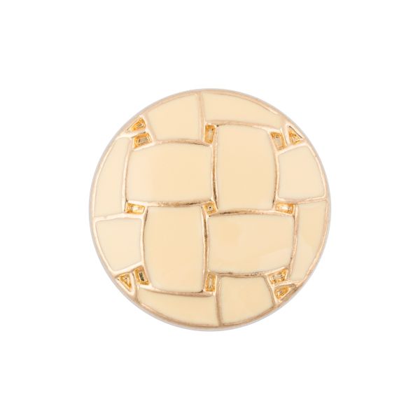 Пуговицы металл 18 мм, 6 шт, 118 оранжевый, Blitz MB 0280