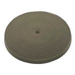 Тесьма (лента) киперная 15 мм / 50 метров, 3 г/м, 100% полиэфир, 24 олива