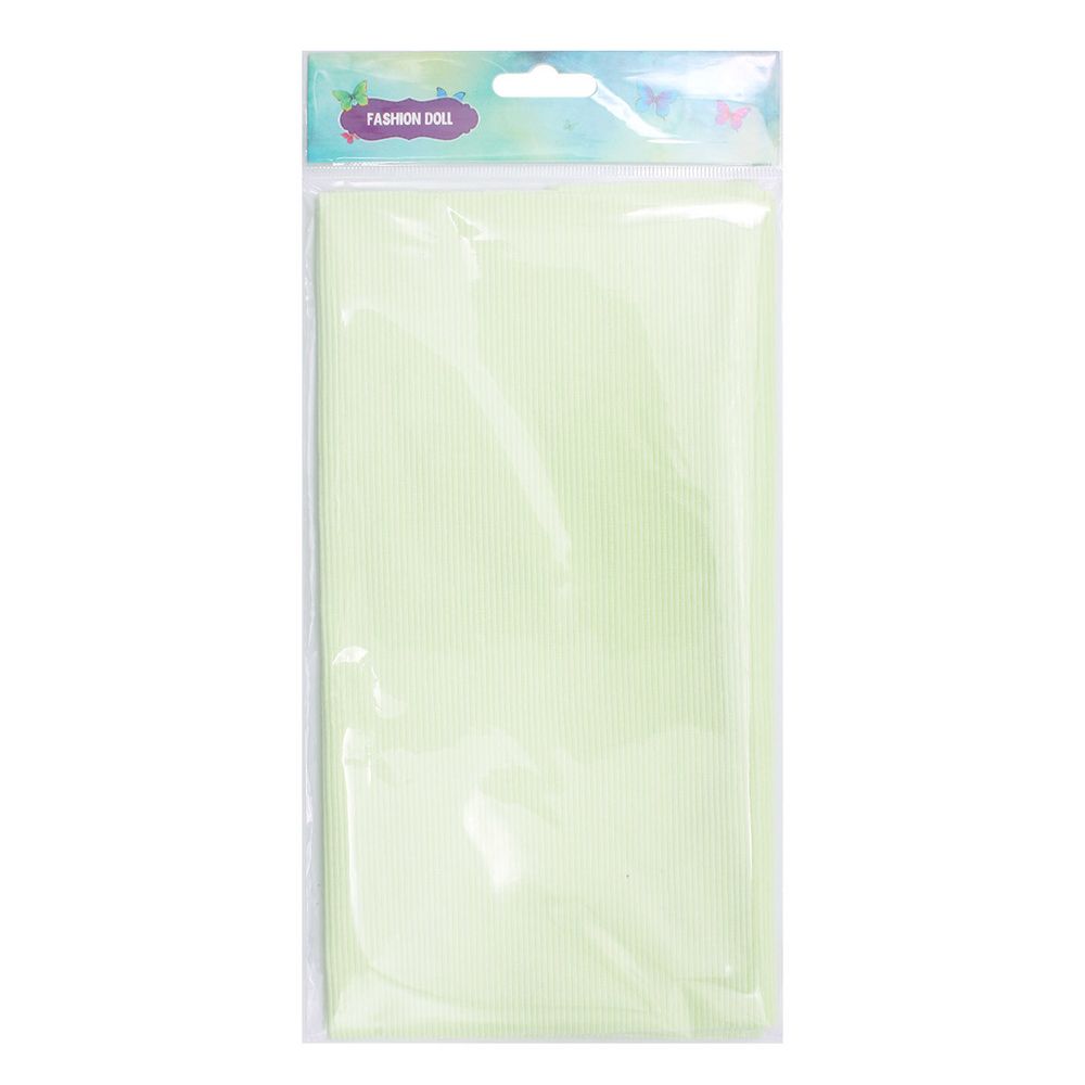 Кашкорсе с лайкрой 30/1,25х59см ±2см 95% х/б+5% лайкр, цв.св-зеленый 9025