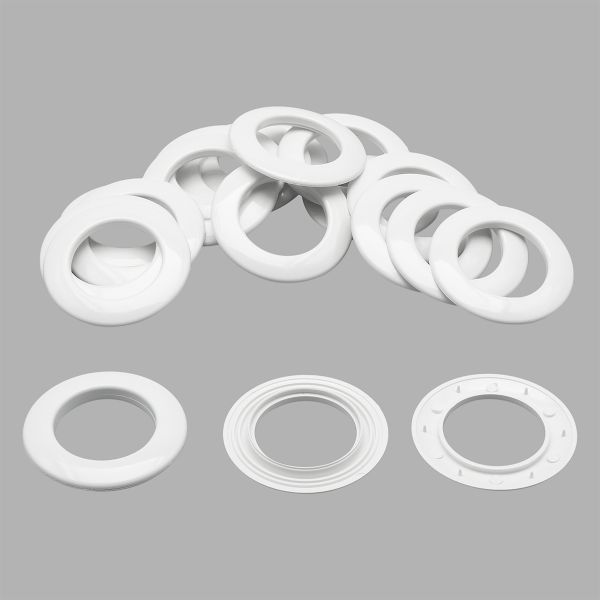 Люверсы шторные ⌀35 мм, белый, 23, Belladonna, 10 шт