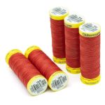 Нитки отделочные Gutermann Deco Stitch 70, 70м, 156 красный, 5 катушек