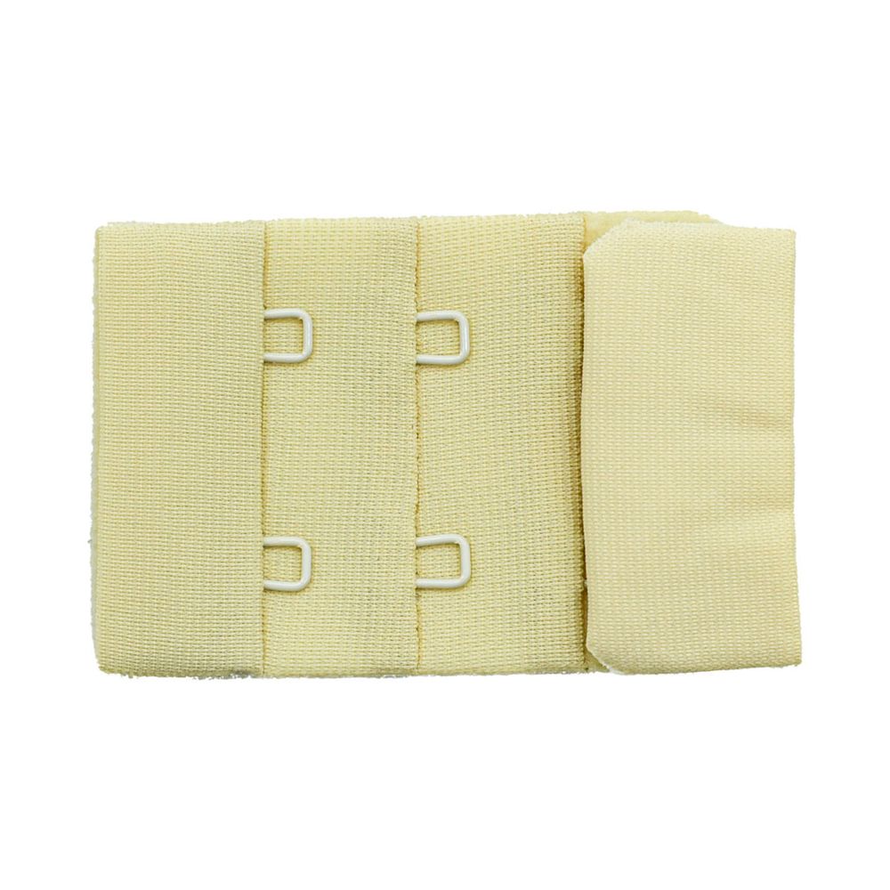 Застежки для бюстгальтера текстильные 3х2, 38 мм, бежевый, Pony