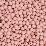 Бусины пластик ⌀6 мм, 500 г, матовые, круглые, 59210 бежевый, 1AL139-1 , Astra&Craft