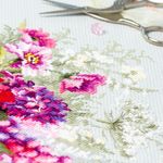 Набор для вышивания нитками Чудесная игла Premium, Яркий дуэт 45х25 см