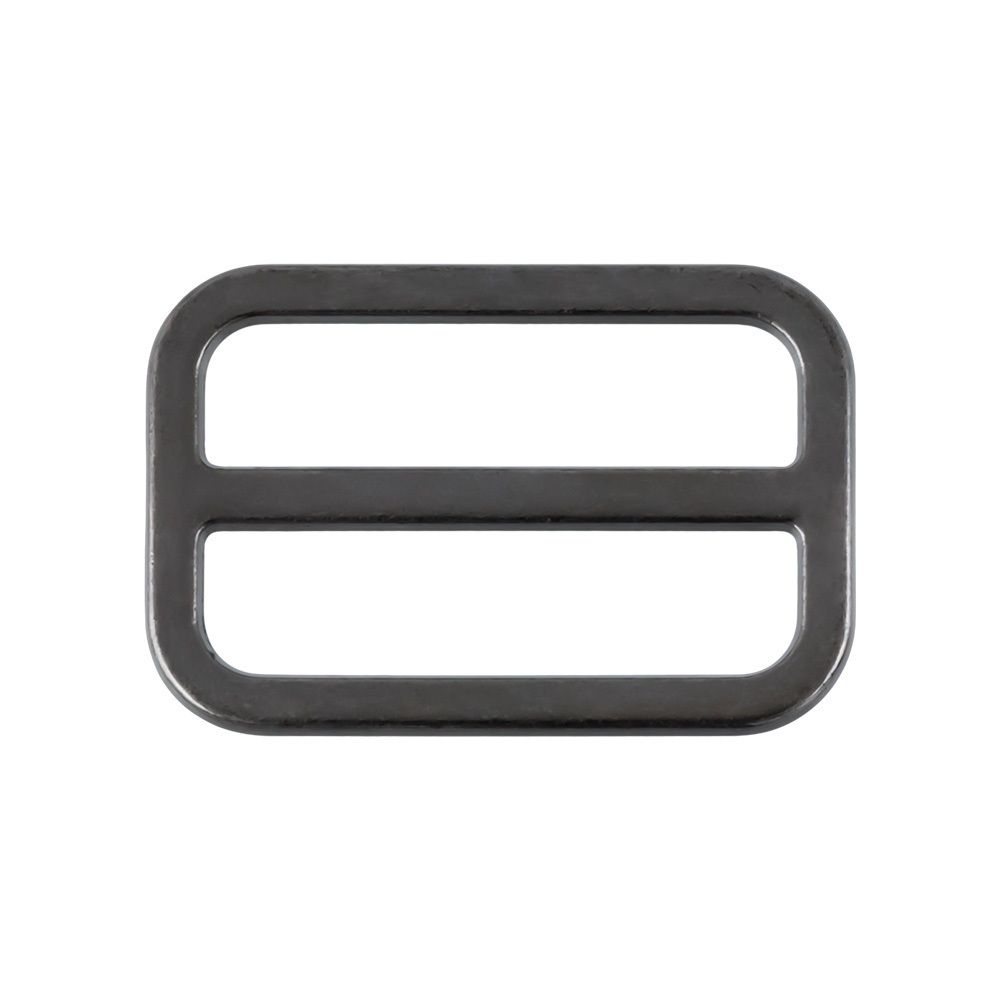 Шлевка металл 35х24 мм, 10 шт (5х2 шт), 06 черн.никель, Gamma GHY-30