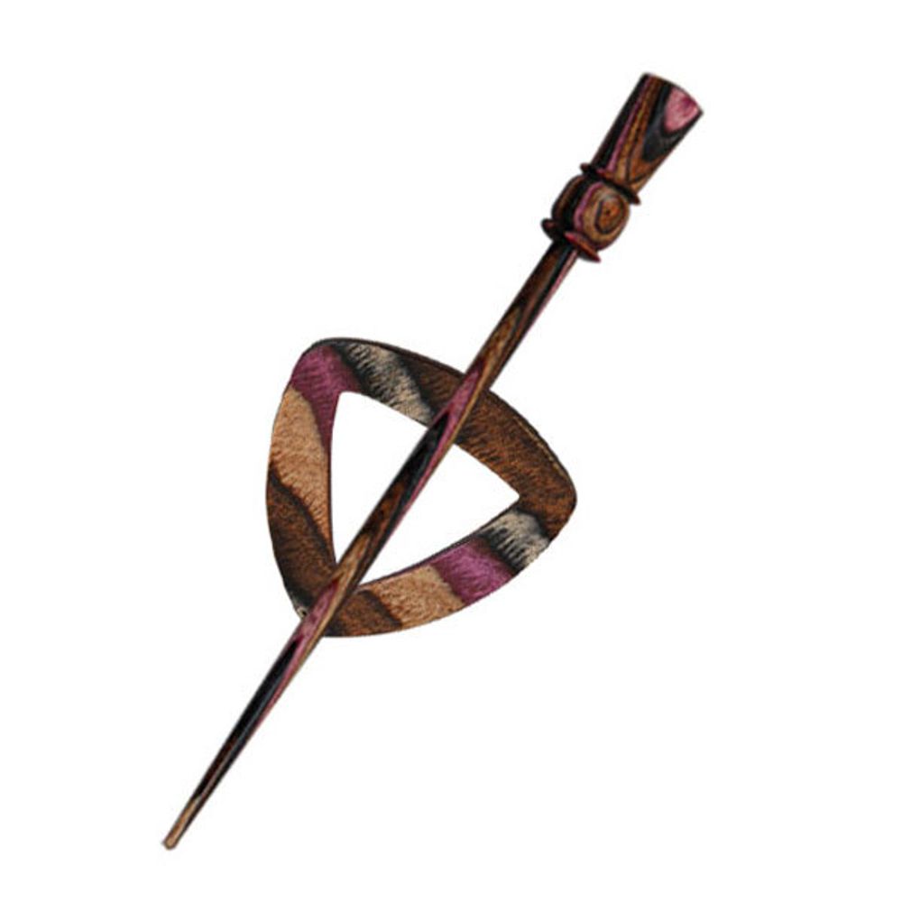 Застежка фибула для вязаных изделий Knit Pro, коллекция Lilac - Carina, дерево, 20824
