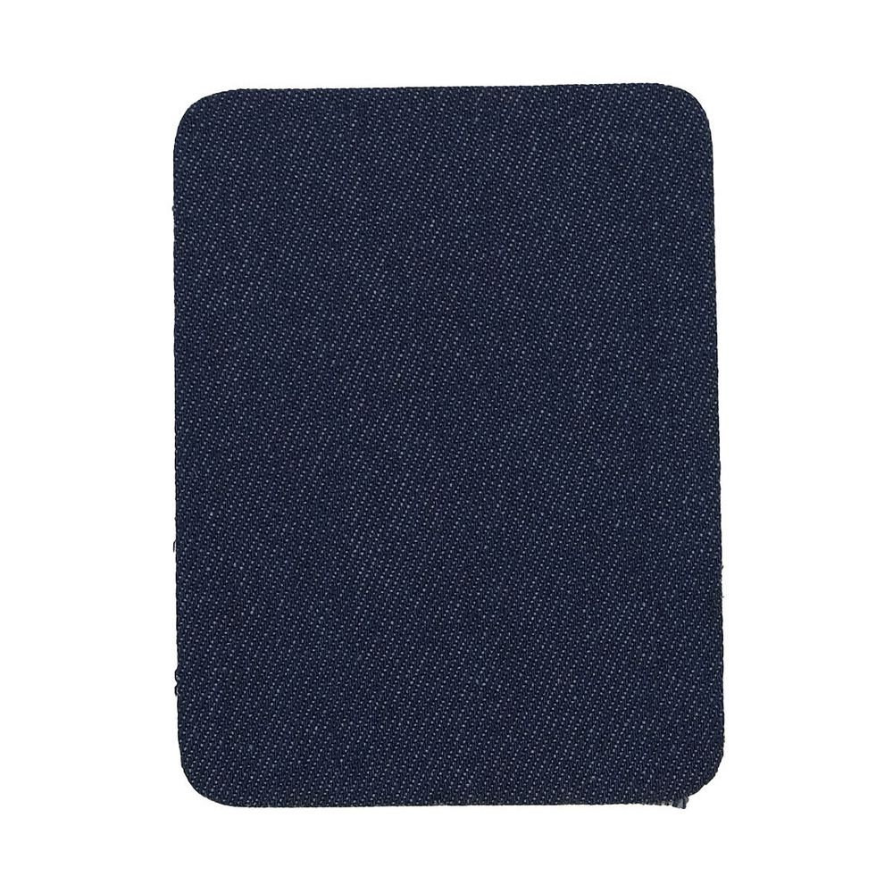 Термозаплатка, джинс, 90x120мм (т.синий (blue4)), AZ08, 2 шт