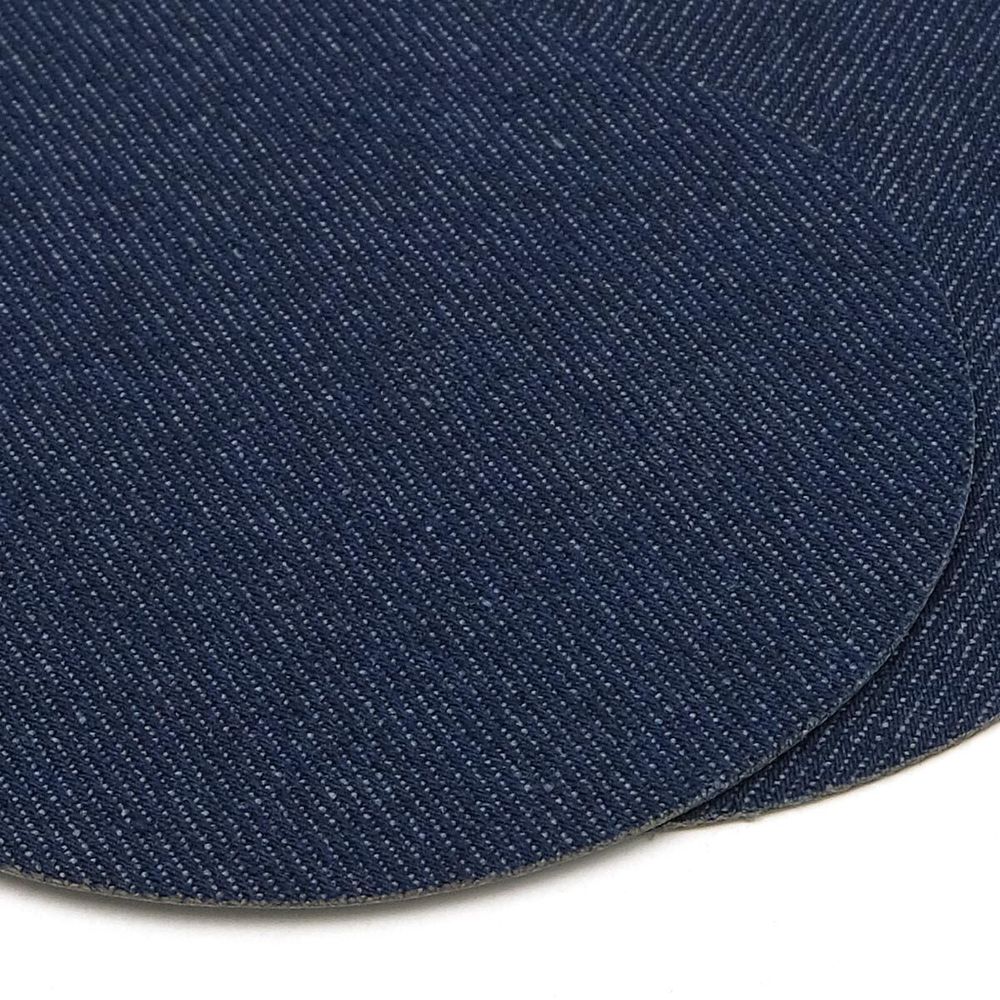 Термозаплатка, джинс, 100x140мм (т.синий (blue4)), AZ07, 2 шт