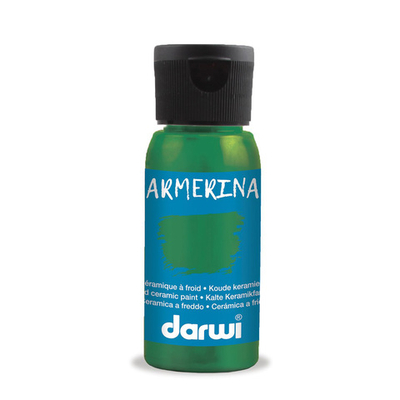 Краска для керамики Darwi Armerina, 50мл, 642 средне зеленый