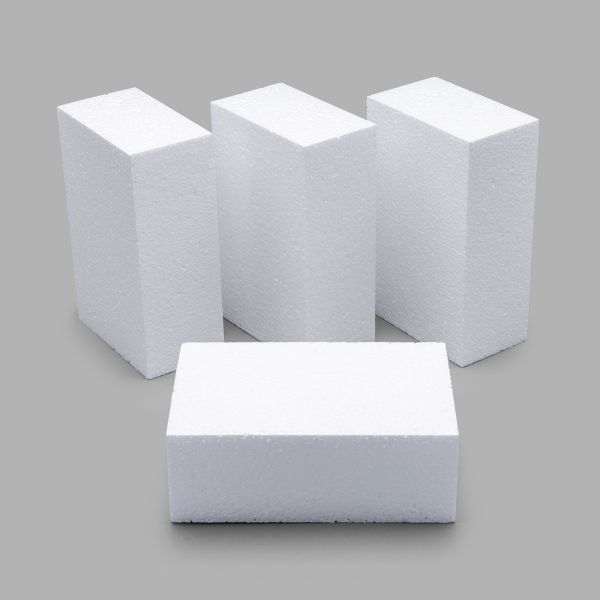 Заготовка из пенопласта Кирпич 22,5х14,5х8см, 4 шт, 05638