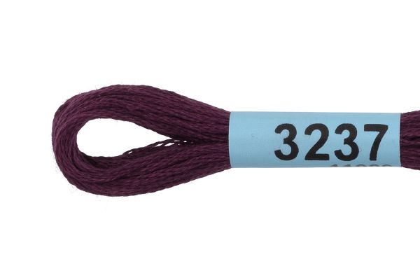Мулине Gamma 100% хлопок, цв.3237 фиолетовый, 24 мотка по 8 метров