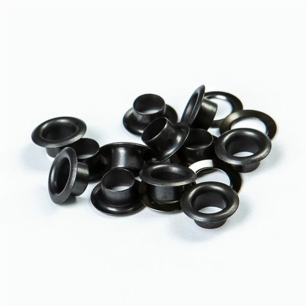 Люверсы металл ⌀_6.0 мм (внутр.), черный, 100 шт, S090814, BIG