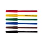 Фломастеры смываемые 6 цв, Лео LSKFP-06