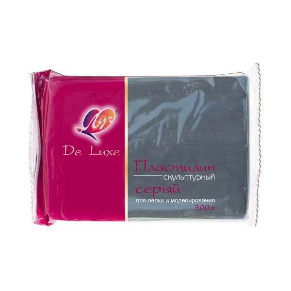 Пластилин скульптурный, 300 гр (Серого цвета), 23С-1483-08