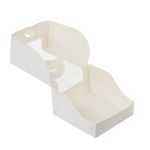 Коробка для мини-торта 14х14х8 см, белоснежная, S-Chief CBC-012