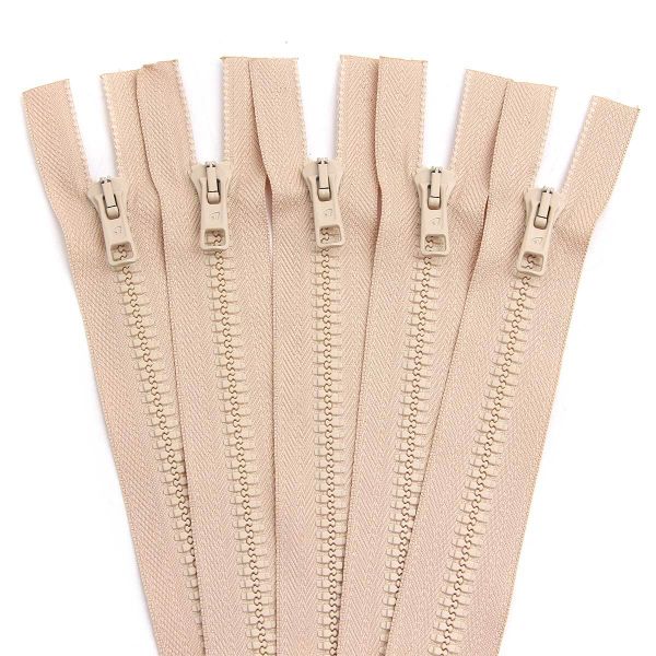 Молния трактор Arta Т6 (6 мм) 2 зам., разъем., 75 см, цв. 105 св.бежевый, уп.5 шт