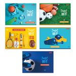 Альбом для рисования 100 г/м², A4 29х20.5 см, 10 шт, на скобе 40 л, 40АЛСК4_000227 Мы в спорте, Светоч