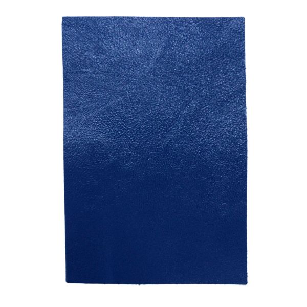 Кожа натуральная в листах А6 (10,5*14,8см), 100% кожа (04 светло-синий) 402