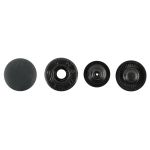 Кнопка Альфа (S-образная) ⌀15 мм, 72±5 шт, soft-touch металл, чёрный soft-touch, Micron