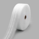 Лента (тесьма) шторная: сборка вафельная (1:2.5) 60 мм / 50 метров, органза