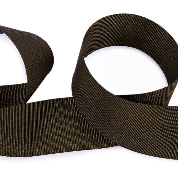 Стропа (ременная лента) 50 мм / 30 метров, толщ. 0.85 мм, [32.39 г/пог.м], 100% п/а, 113 оливковый, Gamma 9с767