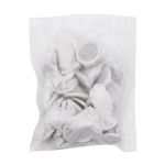 Часть кнопки Альфа (S-образная) ⌀25 мм (A-часть), 5/25 с кантом, металл/цв.эмаль, никель/черный, 20 шт, BIG