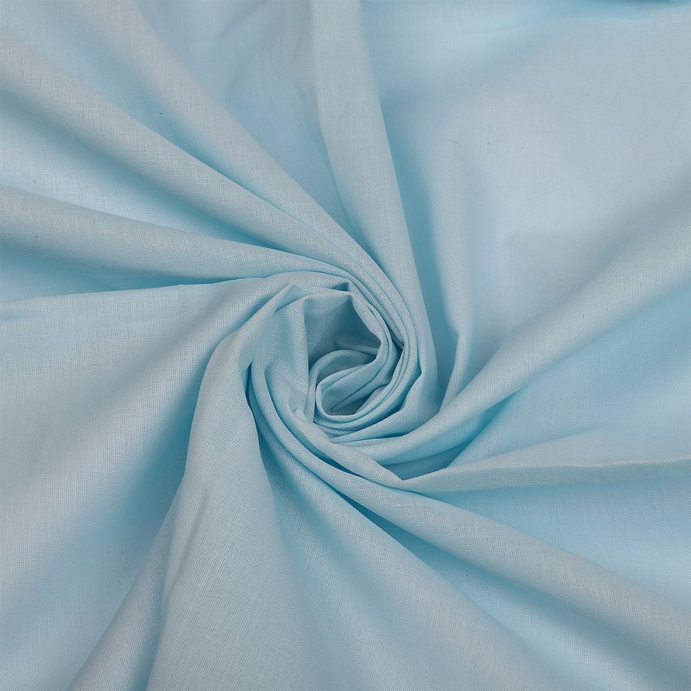 Батист 72 г/м², 150 см / 1 метр, TBY.Bt.22.1, цв.св.голубой