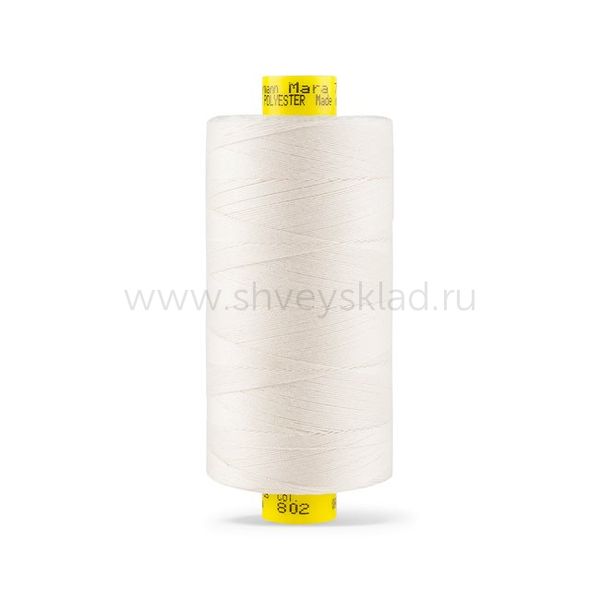 Нитка универсальная Gutermann Mara 70/2, 700 м, 702170, 802 молочно-бежевый, 1 катушка