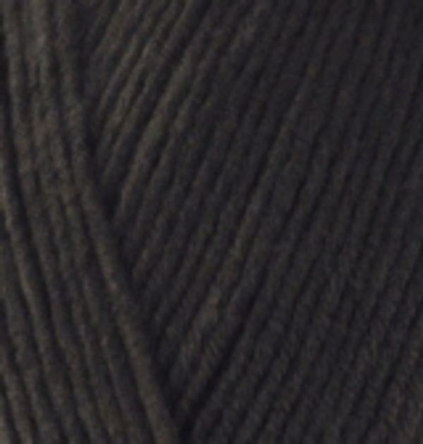 Пряжа Alize (Ализе) Cotton Gold Hobby New / уп.10 мот. по 50 г, 165 м, 60 черный