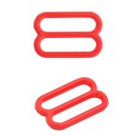 Рамки-регуляторы для бюстгальтера пластик 8.0 мм, C8.020 красный, 100 шт