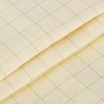 Канва Aida 14 ct, 150х100 см, 92% хлопок, 8% терилен, кремовый в клетку, Gamma K04R