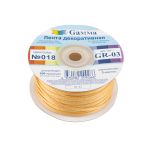 Лента репсовая (в рубчик) _3.0 мм / 91.44 метра, 018 капучино, Gamma GR-03