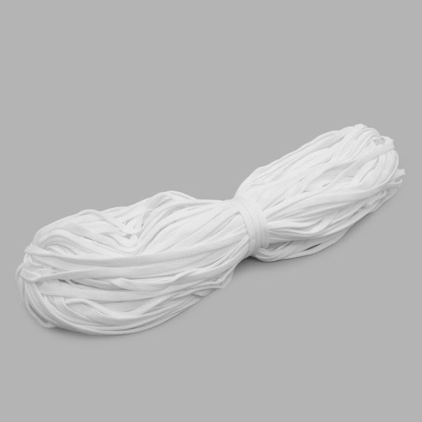 Шнур плетеный ⌀10.0 мм / 100 метров, 100% х/б, 003 белый