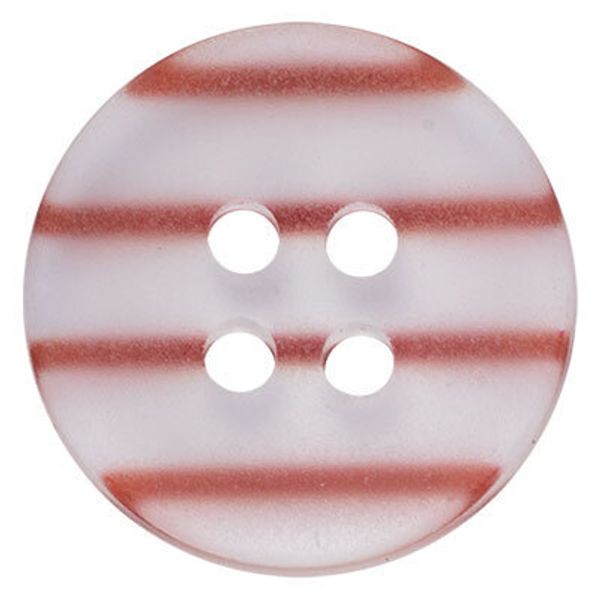 Пуговицы 4 прокола блузочные 10 мм, 10 шт, 01/D094 прозрачный/красный, Gamma TAY 002