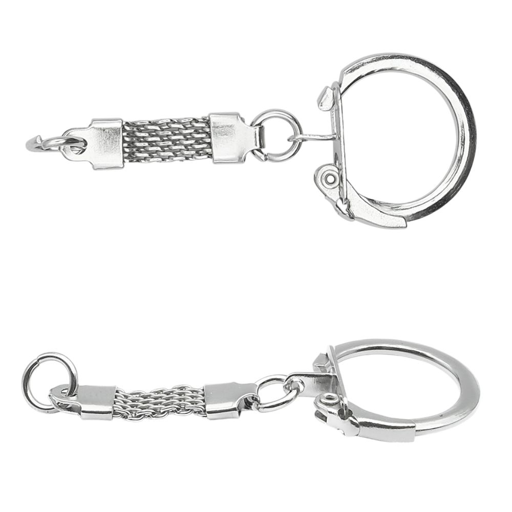 Кольцо для ключей и брелоков ⌀18 мм, никель, 5AS-095, 20 шт