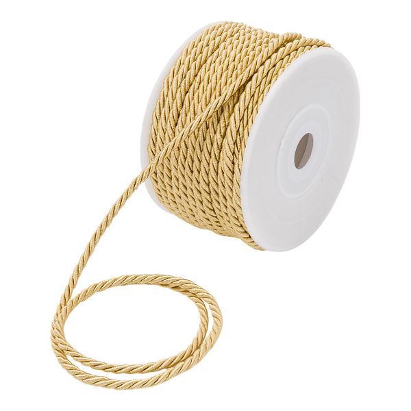 Шнур витой 3мм / 18,29м, 046 золотистый, 1AS-169