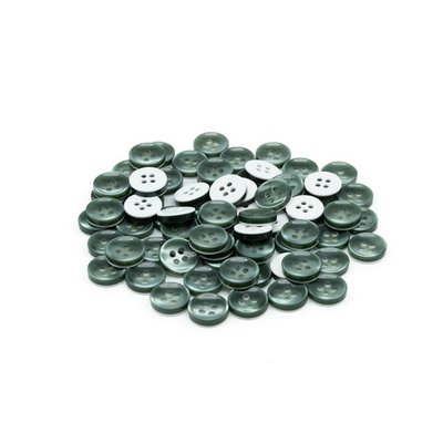Пуговицы 4 прокола 18L (11мм), (col.27 оливковый), 72 шт