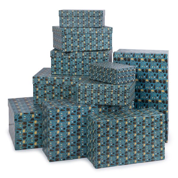 Набор подарочных коробок, 10 шт, 02 для него, Stilerra SBOX-R4