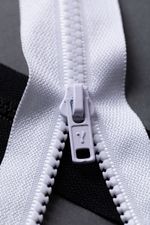 Молния трактор Т4 (4 мм) 1 зам., разъем., 40 см, 000 под алюминий, черный, G304 Gamma, 10 шт