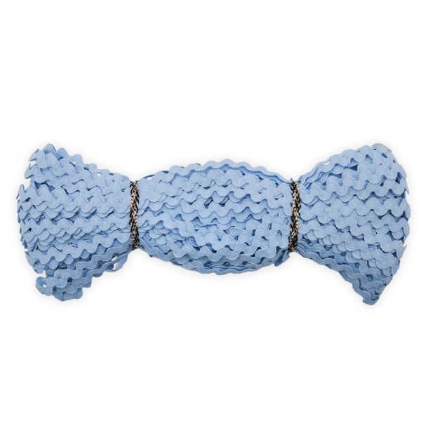 Тесьма вьюнчик 9 мм, 30м (голубой), 30 м