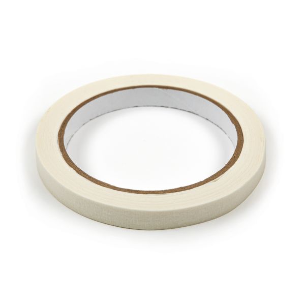 Лента малярная 10 мм / 25 метров, белый, Gamma MLK-10