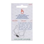 Удлинитель застежки для бюстгальтера 3*2, 25 мм, черный, 1 шт, Pony, 73302